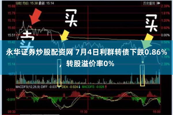 永华证券炒股配资网 7月4日利群转债下跌0.86%，转股溢价率0%