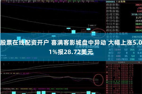 股票在线配资开户 喜满客影城盘中异动 大幅上涨5.01%报28.72美元